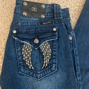 Miss Me Angel Wing Skinny Jeans